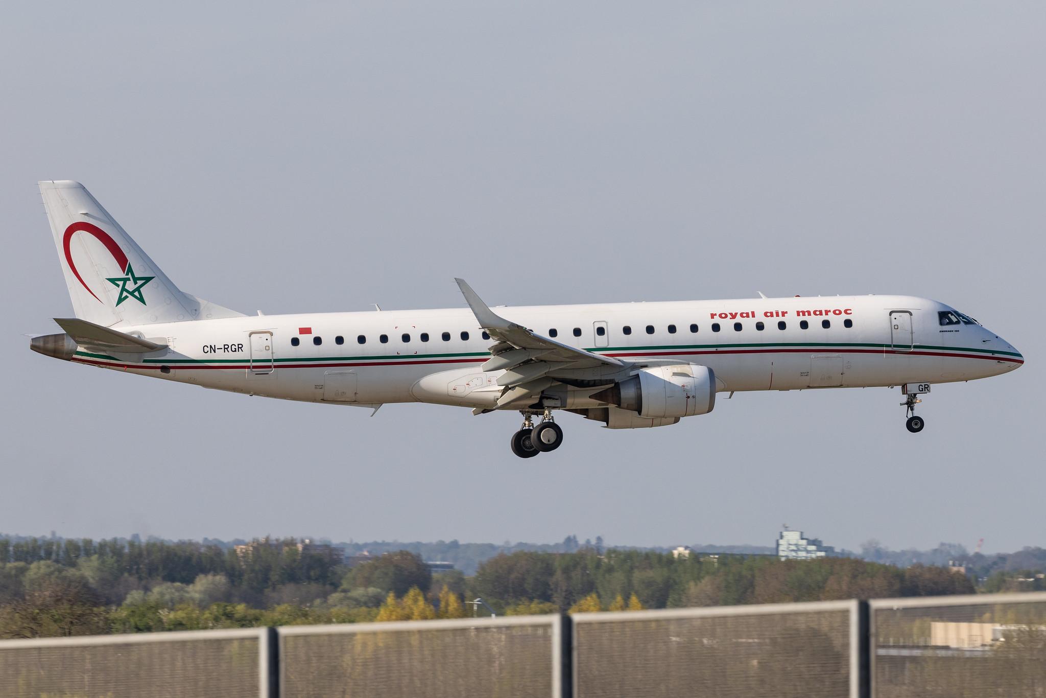 London Heathrow: Royal Air Maroc (AT / RAM) |  Embraer E190AR E190 | CN-RGR | MSN 19000684