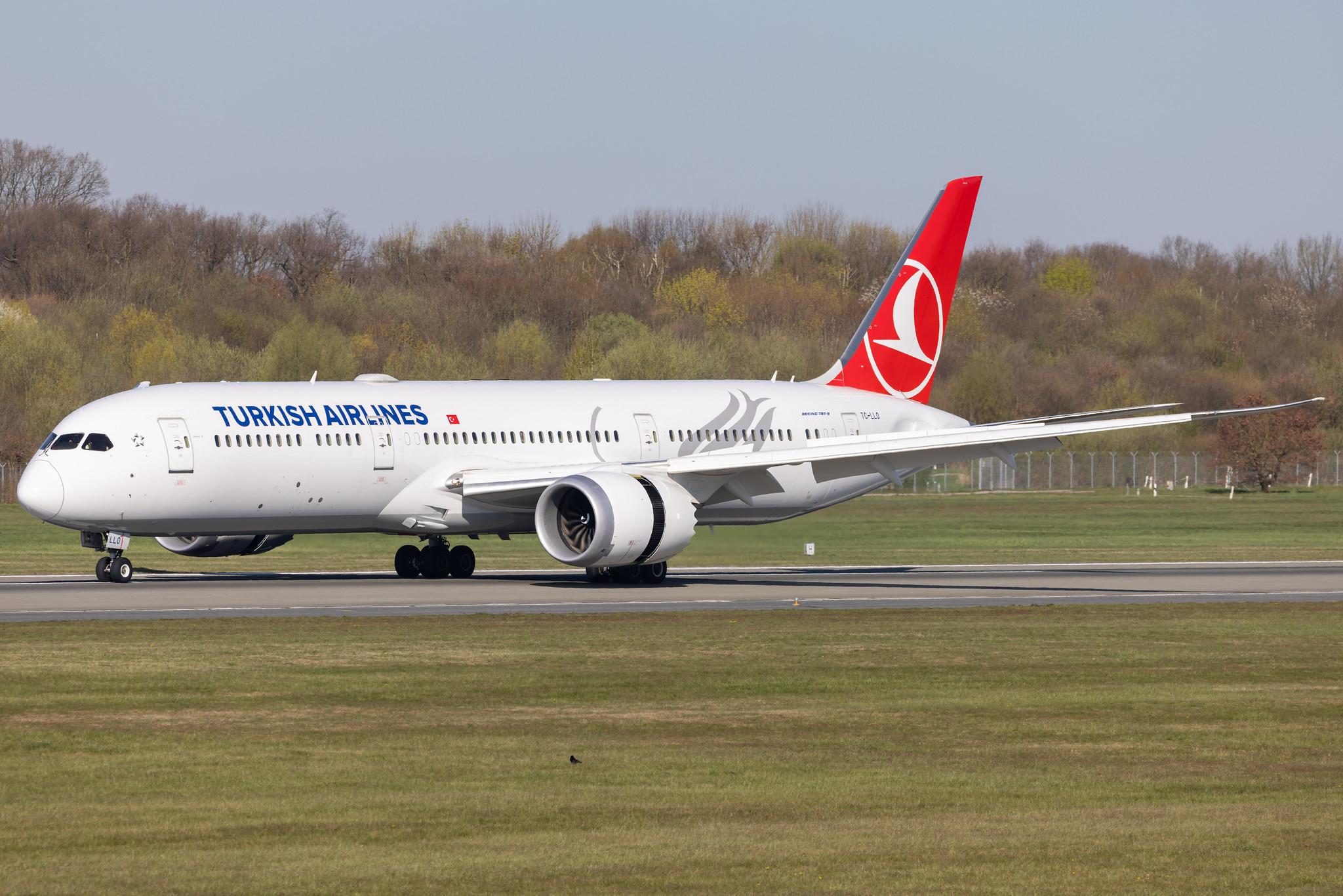 Hamburg Airport: Turkish Airlines (TK / THY) |  Boeing 787-9 Dreamliner B789 | TC-LLO | MSN 65814