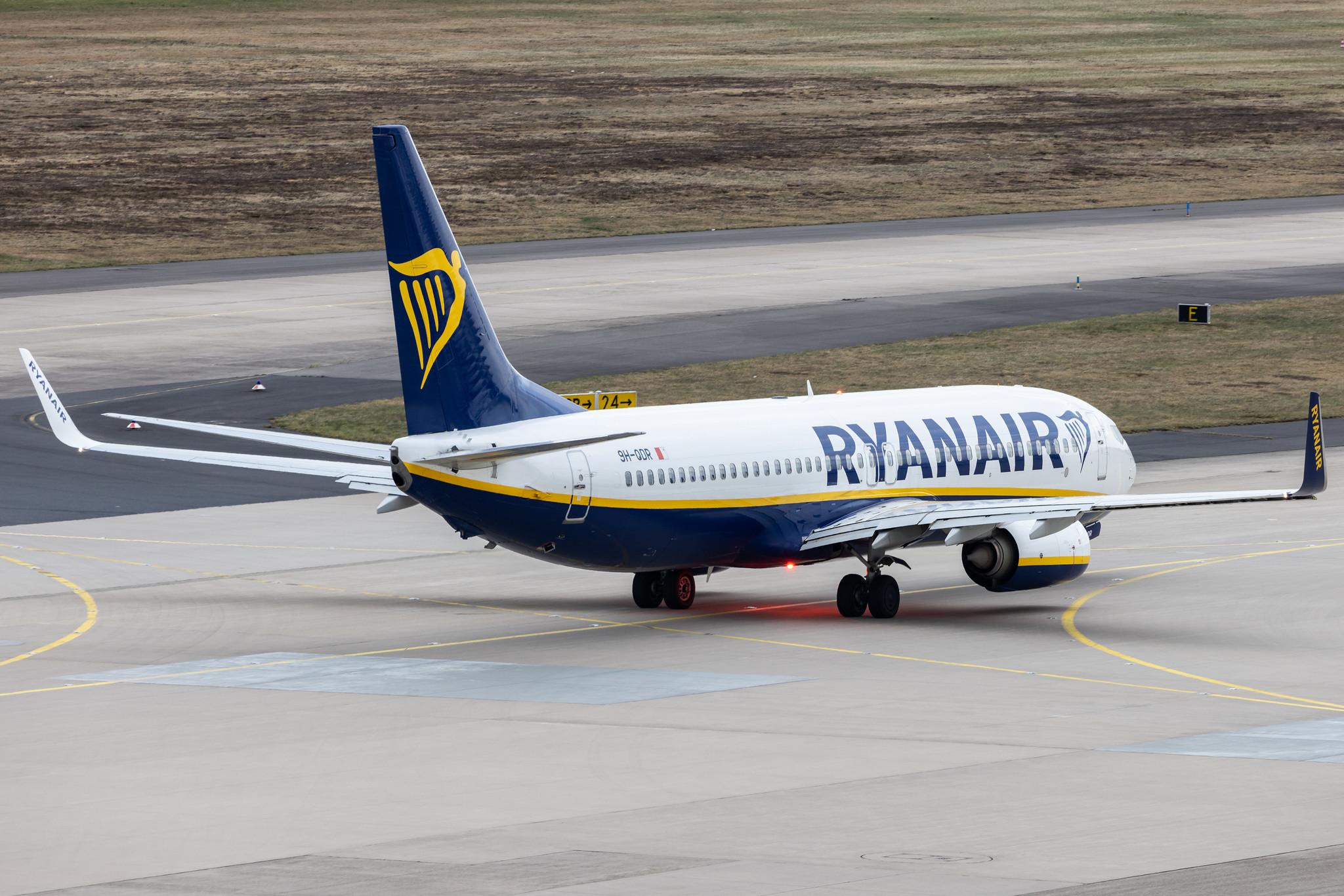 Köln Bonn Airport: Ryanair (FR / RYR) | Operator: Malta Air |  Boeing 737-8AS B738 | 9H-QDR | MSN 44767