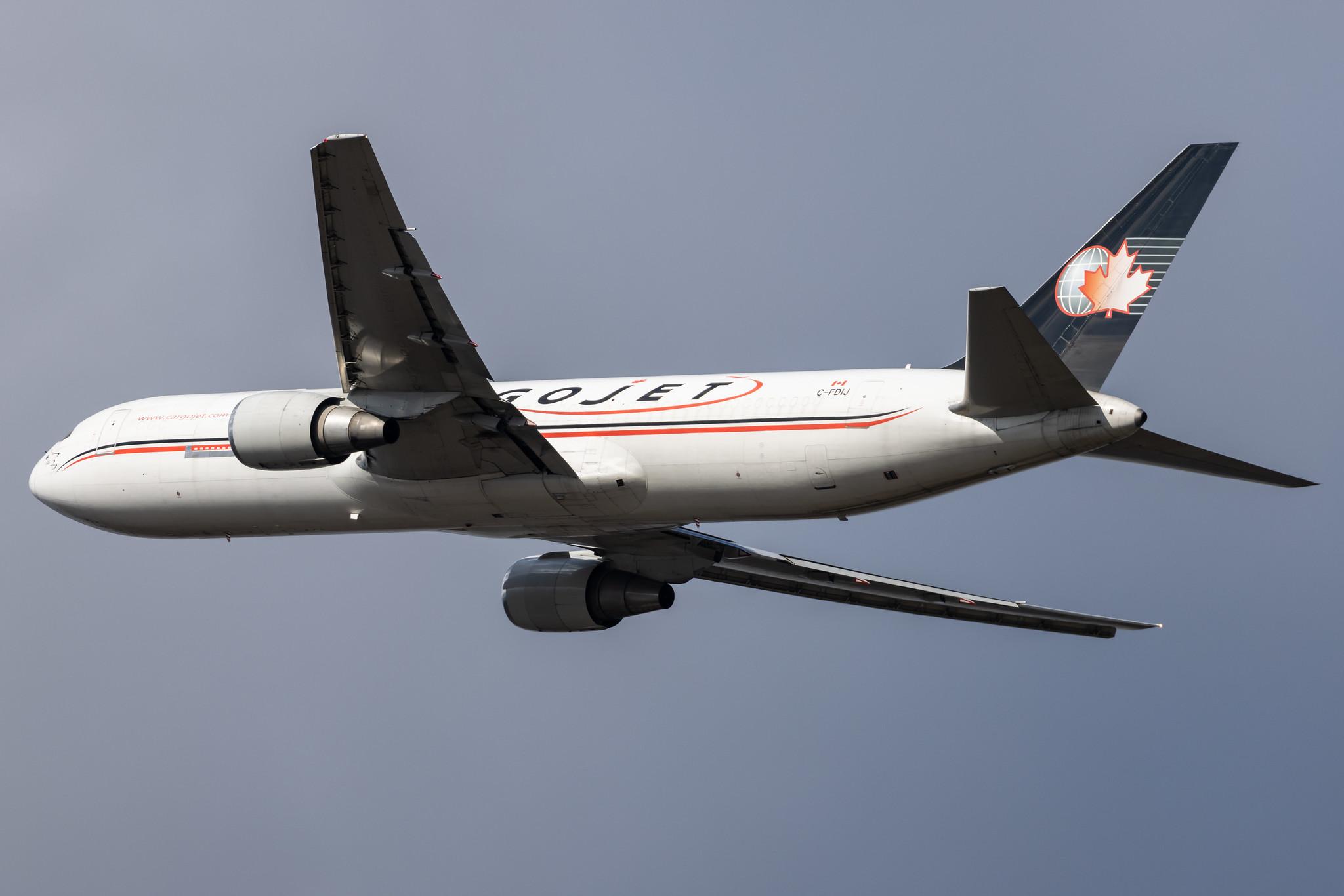 Köln Bonn Airport: Cargojet Airways (W8 / CJT) |  Boeing 767-39H(ER)(BDSF) B763 | C-FDIJ | MSN 26257