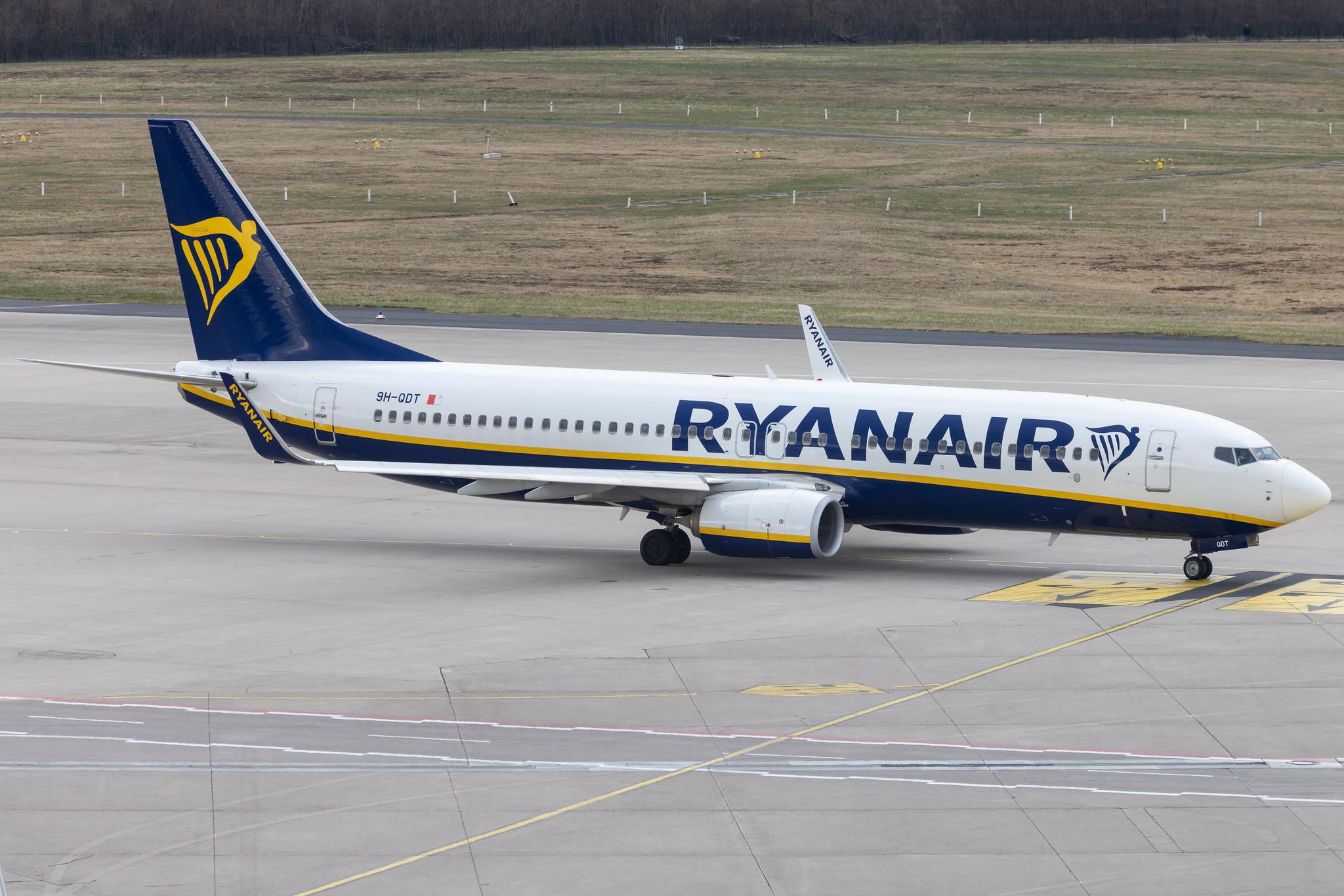 Köln Bonn Airport: Ryanair (FR / RYR) | Operator: Malta Air |  Boeing 737-8AS B738 | 9H-QDT | MSN 44769