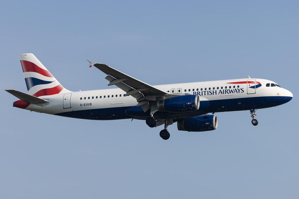 London Heathrow: British Airways (BA / BAW) |  Airbus A320-232 A320 | G-EUUB | MSN 1689
