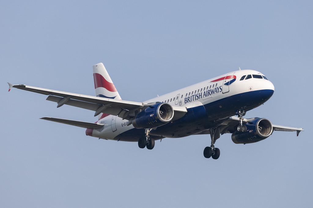 London Heathrow: British Airways (BA / BAW) |  Airbus A319-131 A319 | G-EUPR | MSN 1329