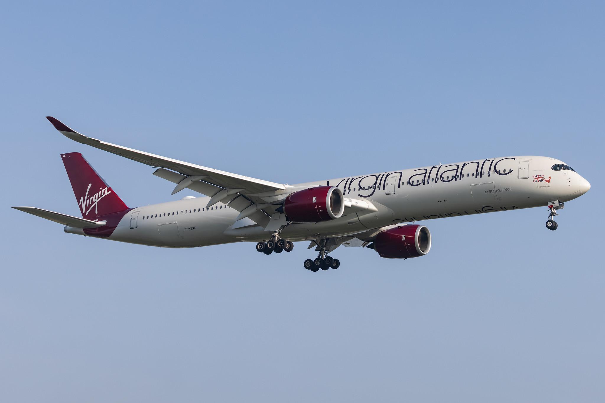 London Heathrow: Virgin Atlantic (VS / VIR) |  Airbus A350-1041 A35K | G-VEVE | MSN 492