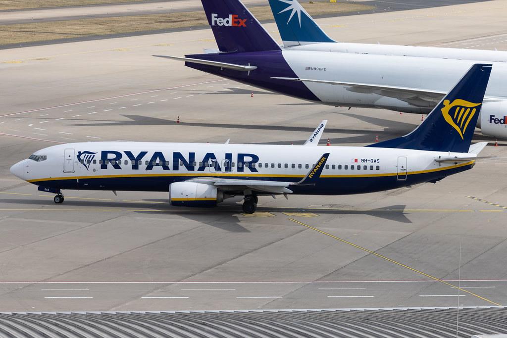 Köln Bonn Airport: Ryanair (FR / RYR) | Operator: Malta Air |  Boeing 737-8AS B738 | 9H-QAS | MSN 44693