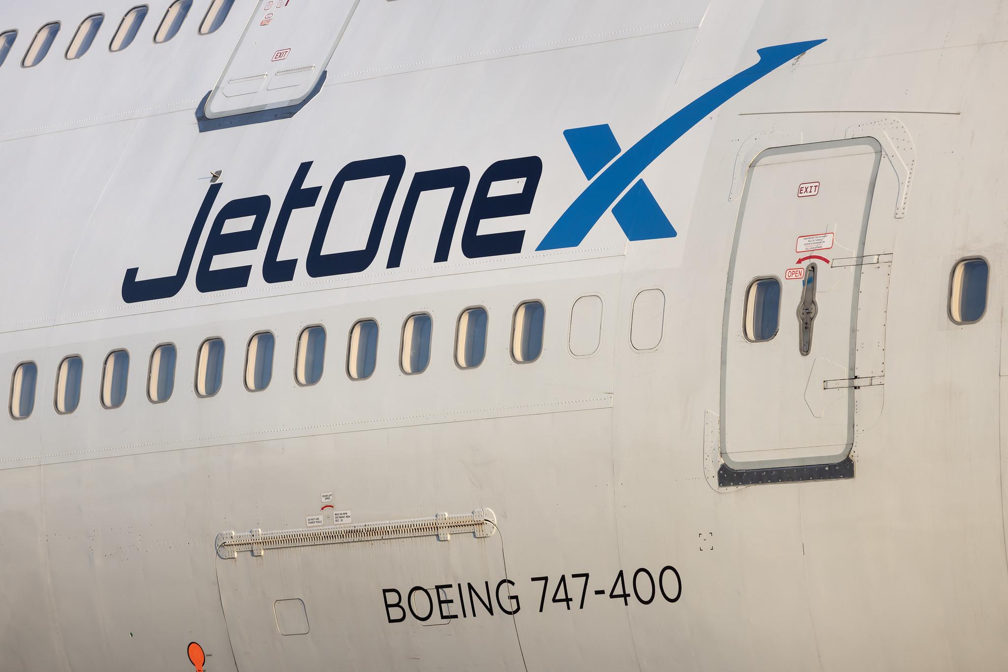 Hamburg Airport: JetOneX |  Boeing 747-41R B744 | VQ-BZV | MSN 29406