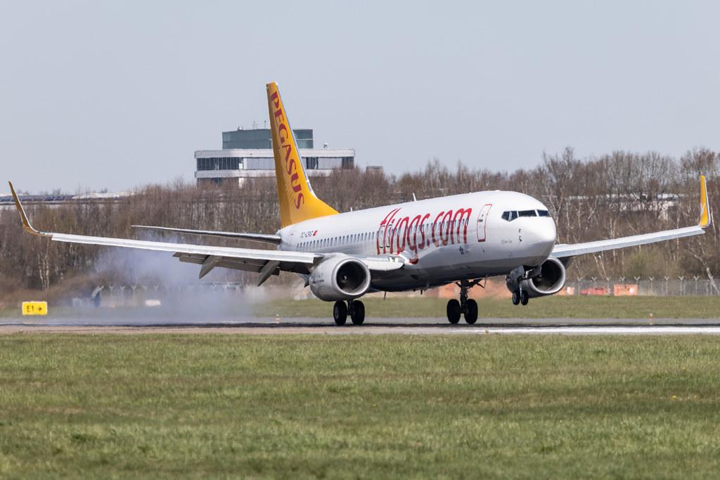Hamburg Airport: Pegasus (PC / PGT) | Operator: Pegasus Airlines |  Boeing 737-82R B738 | TC-CRG | MSN 63705