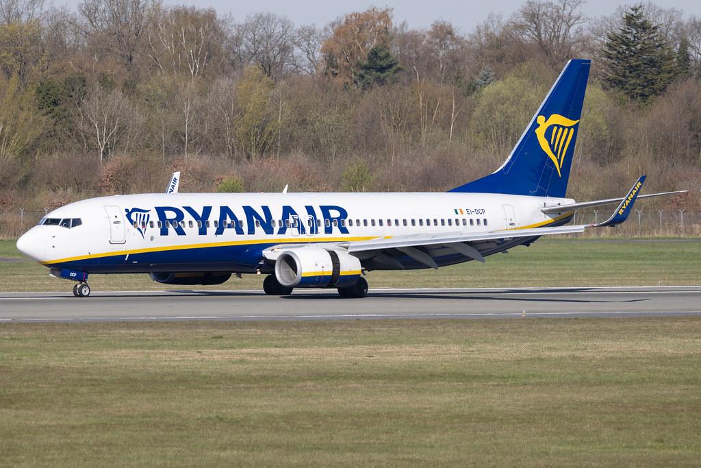 Hamburg Airport: Ryanair (FR / RYR) |  Boeing 737-8AS B738 | EI-DCP | MSN 33810