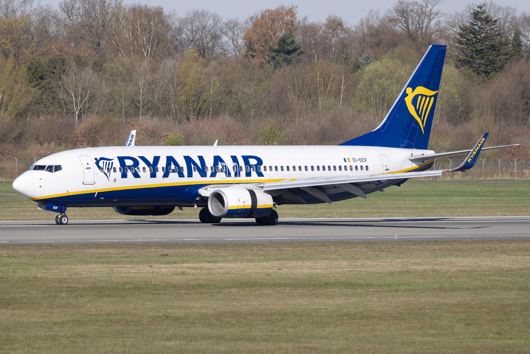 Hamburg Airport: Ryanair (FR / RYR) |  Boeing 737-8AS B738 | EI-DCP | MSN 33810