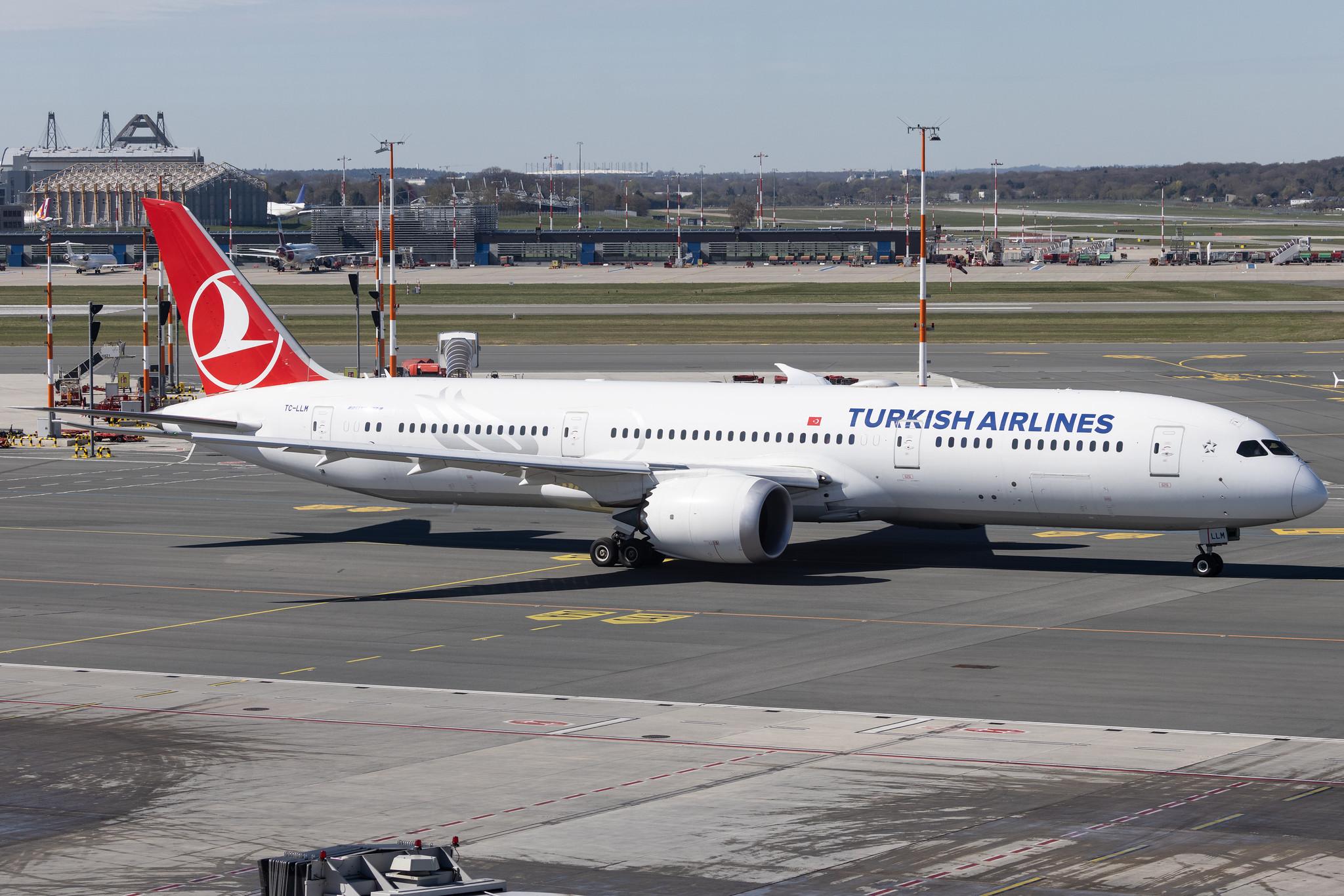 Hamburg Airport: Turkish Airlines (TK / THY) |  Boeing 787-9 Dreamliner B789 | TC-LLM | MSN 65812