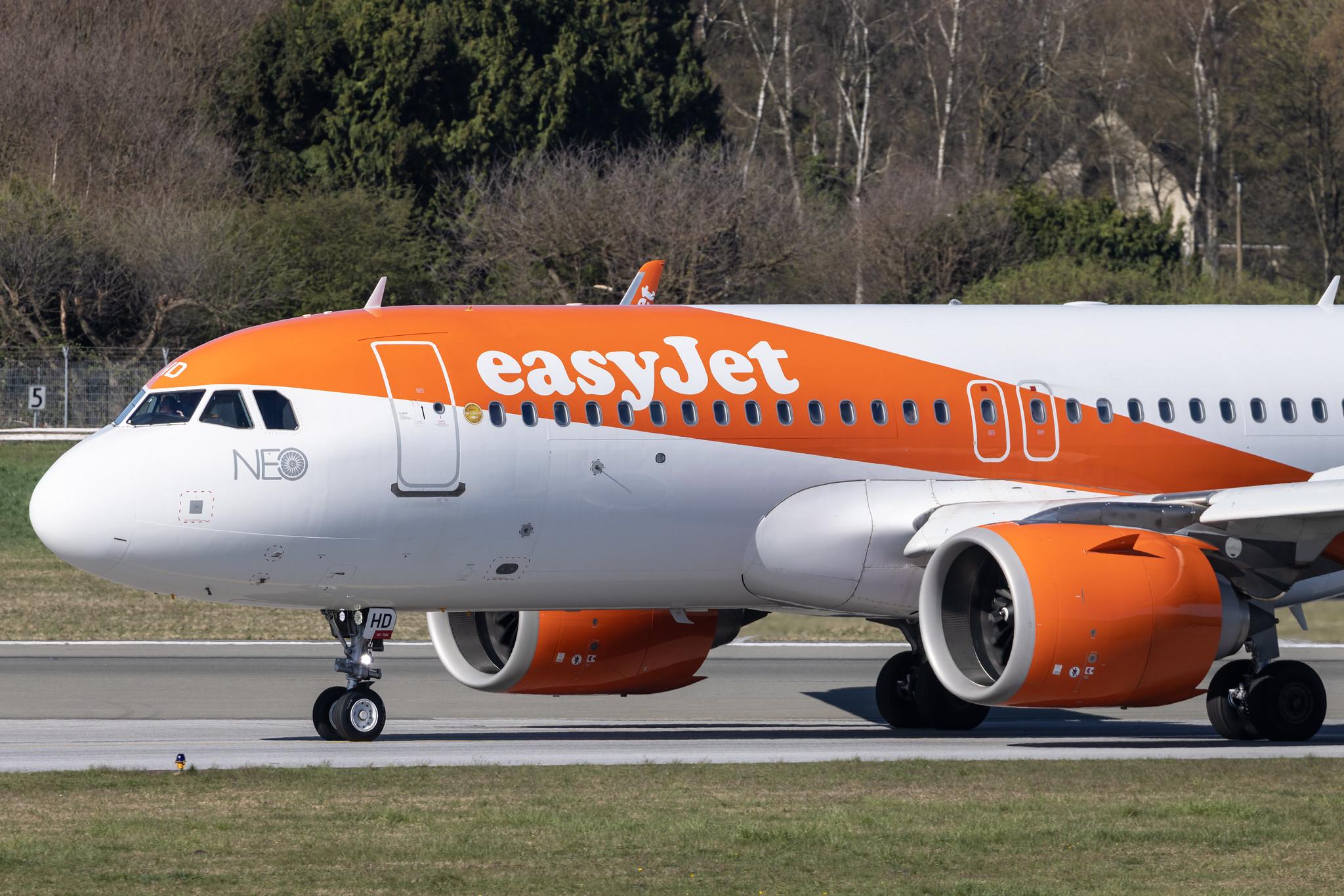 Hamburg Airport: easyJet (U2 / EZY) |  Livery: NEO Livery |  Airbus A320-251N A20N | G-UZHD | MSN 7841