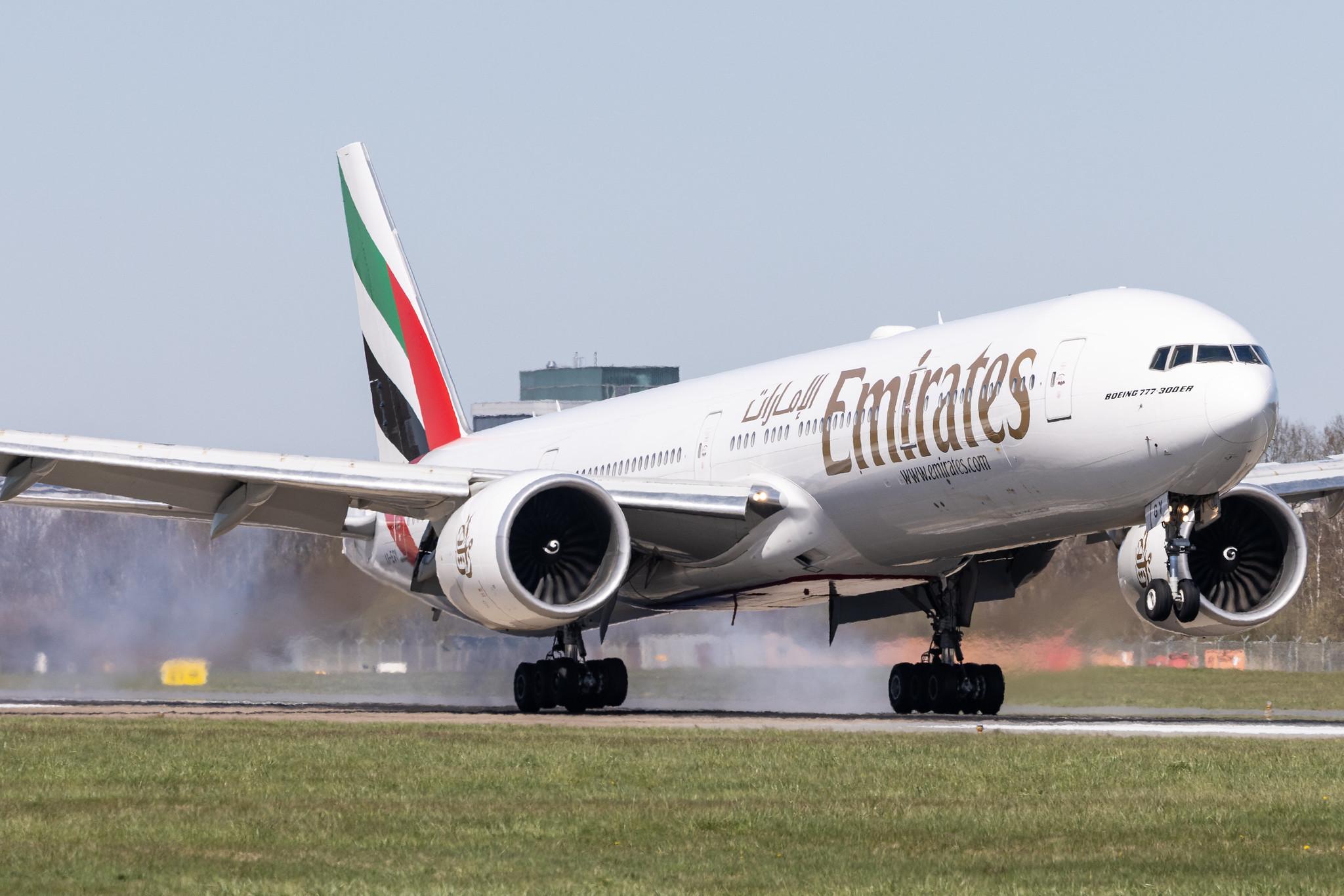 Hamburg Airport: Emirates (EK / UAE) |  Boeing 777-31H(ER) B77W | A6-EGY | MSN 41080