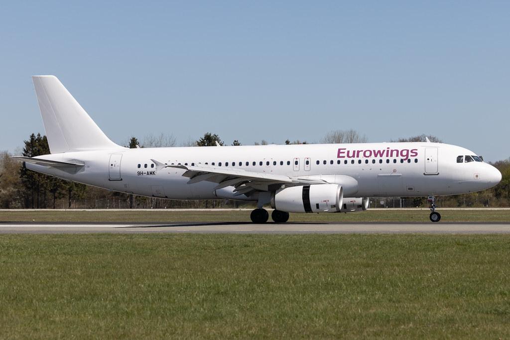 Hamburg Airport: Eurowings (EW / EWG) | Operator: Avion Express Malta |  Airbus A320-232 A320 | 9H-AMK | MSN 03562