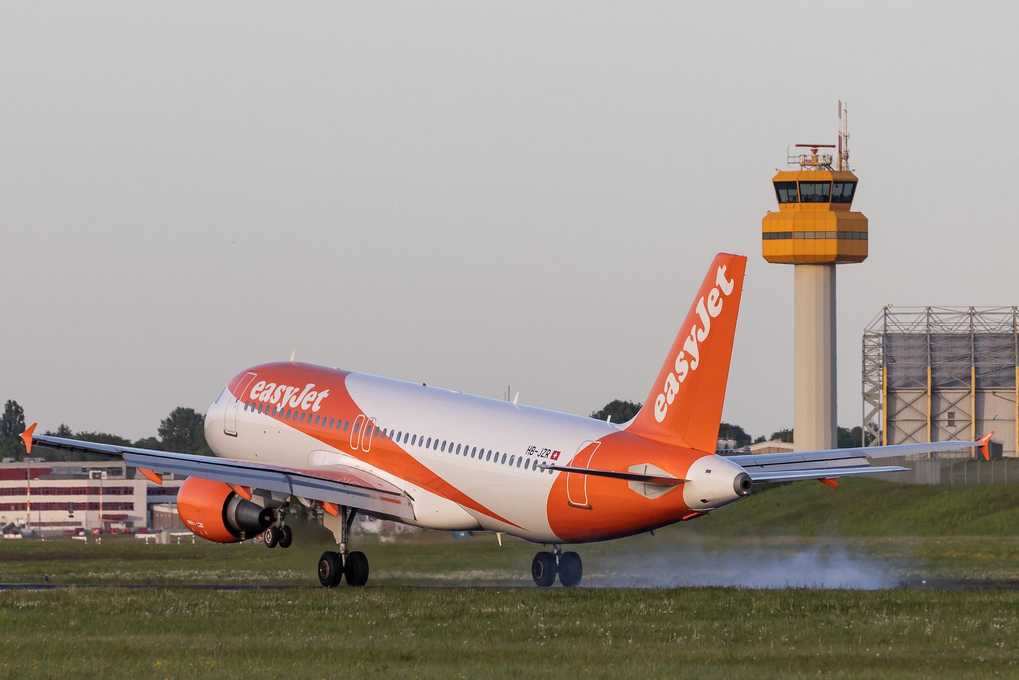 Hamburg Airport: easyJet (U2 / EZY) | Operator: easyJet Switzerland |  Airbus A320-214 A320 | HB-JZR | MSN 4034