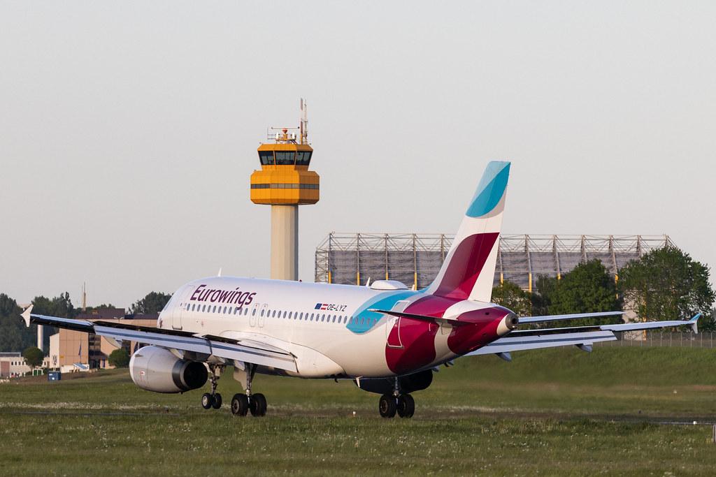Hamburg Airport: Eurowings (EW / EWG) | Operator: Eurowings Europe |  Airbus A319-132 A319 | OE-LYZ | MSN 4227