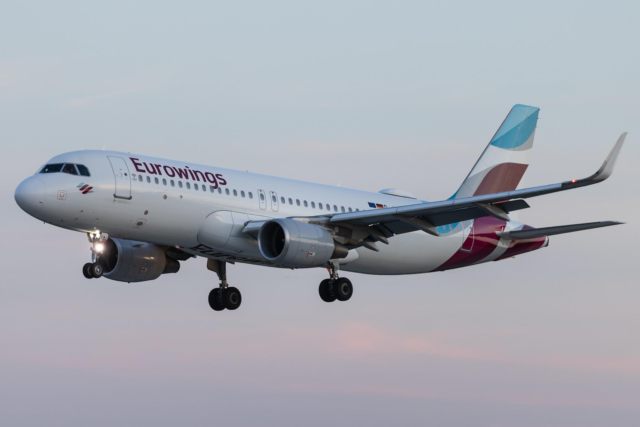 Hamburg Airport: Eurowings (EW / EWG) |  Airbus A320-214 A320 | D-AEWJ | MSN 7216