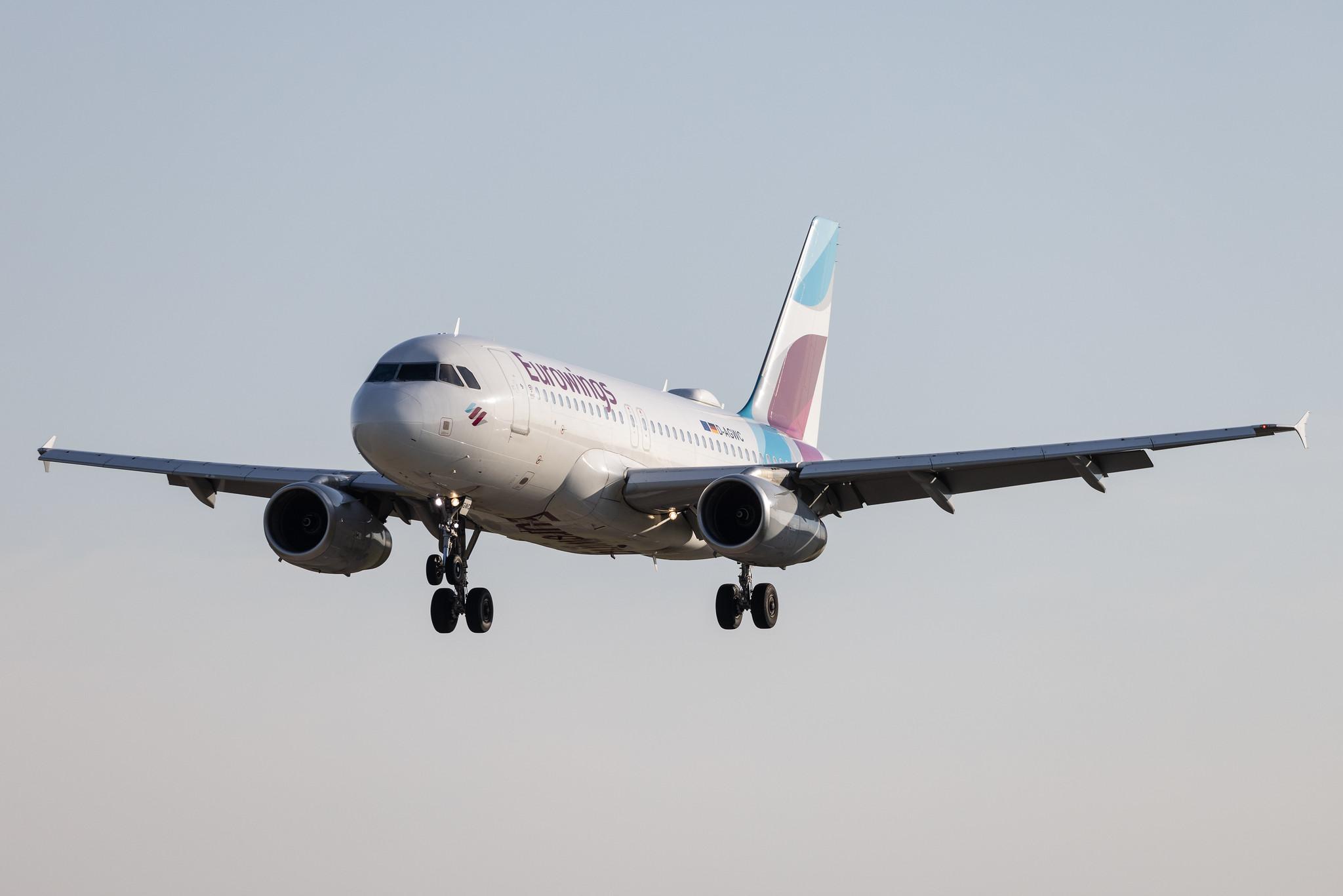 Hamburg Airport: Eurowings (EW / EWG) |  Airbus A319-132 A319 | D-AGWC | MSN 2976