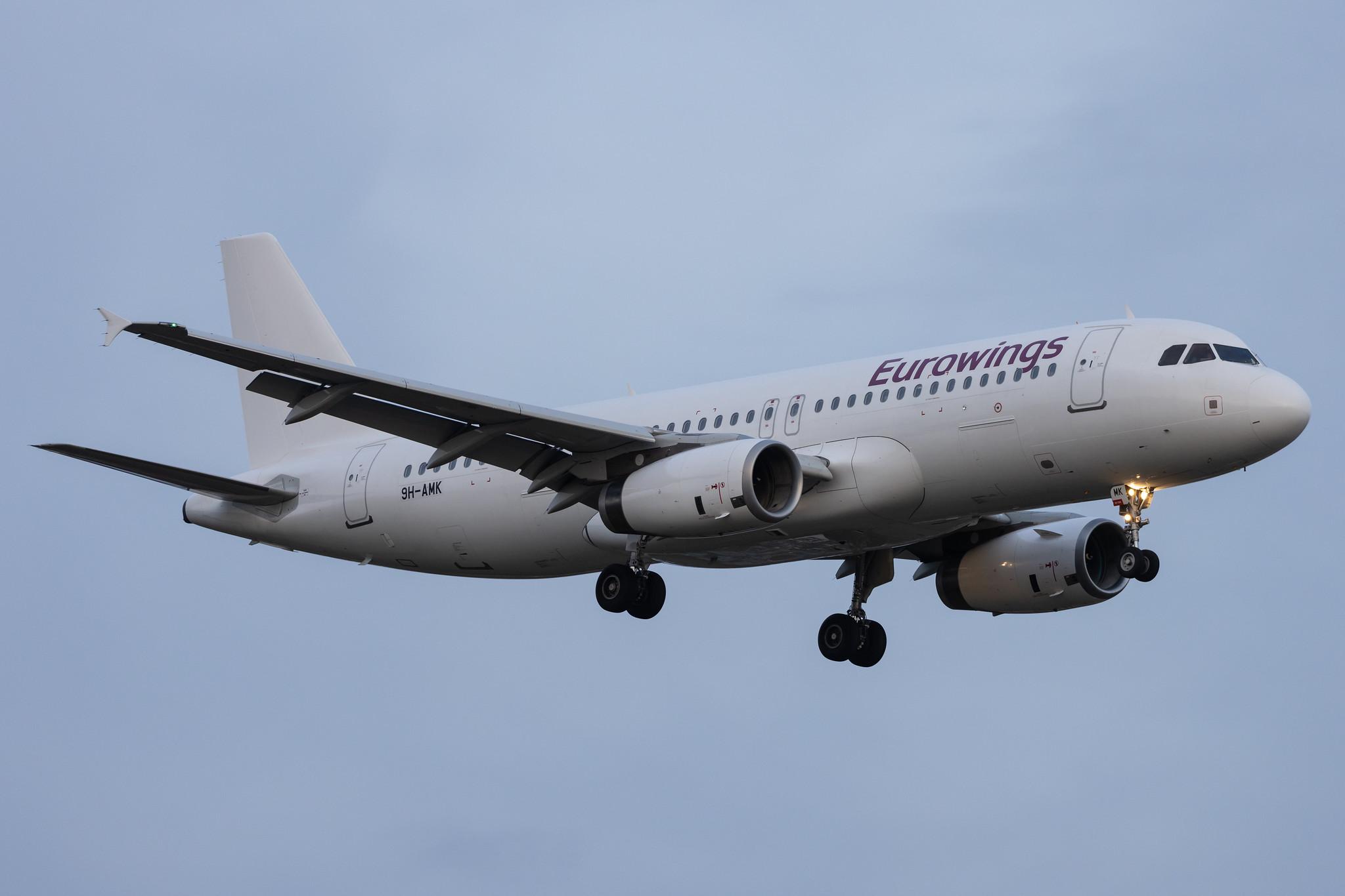 Hamburg Airport: Eurowings (EW / EWG) | Operator: Avion Express Malta |  Airbus A320-232 A320 | 9H-AMK | MSN 03562