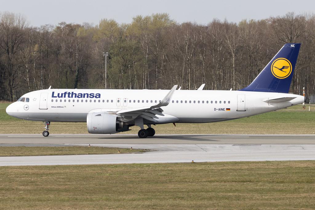 Hamburg Airport: Lufthansa (LH / DLH) |  Airbus A320-271N A20N | D-AINE | MSN 7103