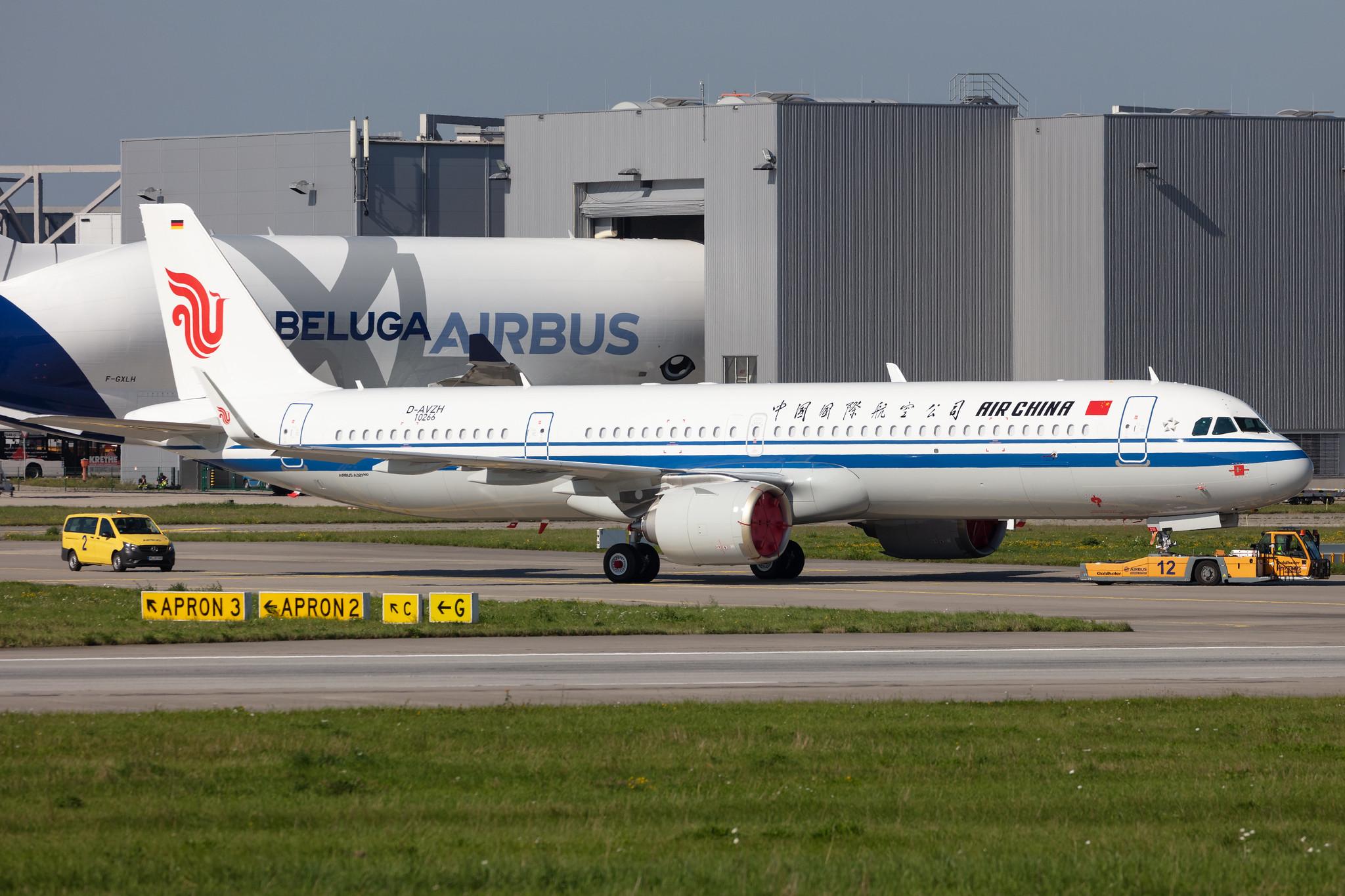 Hamburg Finkenwerder: Air China (CA / CCA) |  Airbus A321-251NX A21N | D-AVZH (B-326C) | MSN 10266
