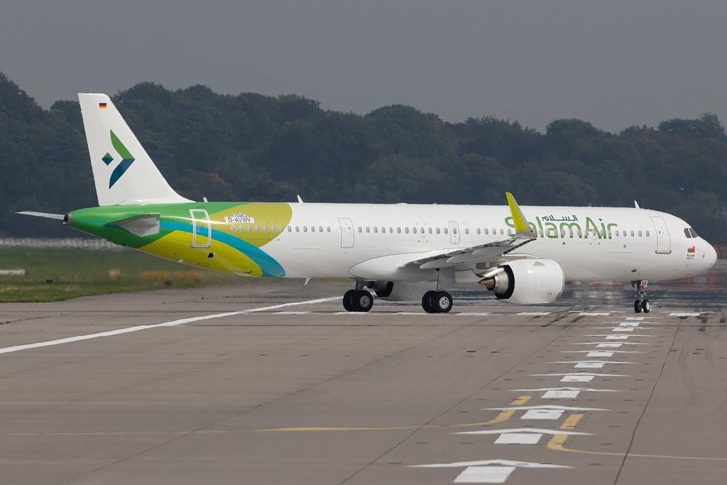 Hamburg Finkenwerder: SalamAir (OV / OMS) |  Airbus A321-253NX A21N | DAVWV (A4O-OXA) | MSN 10483