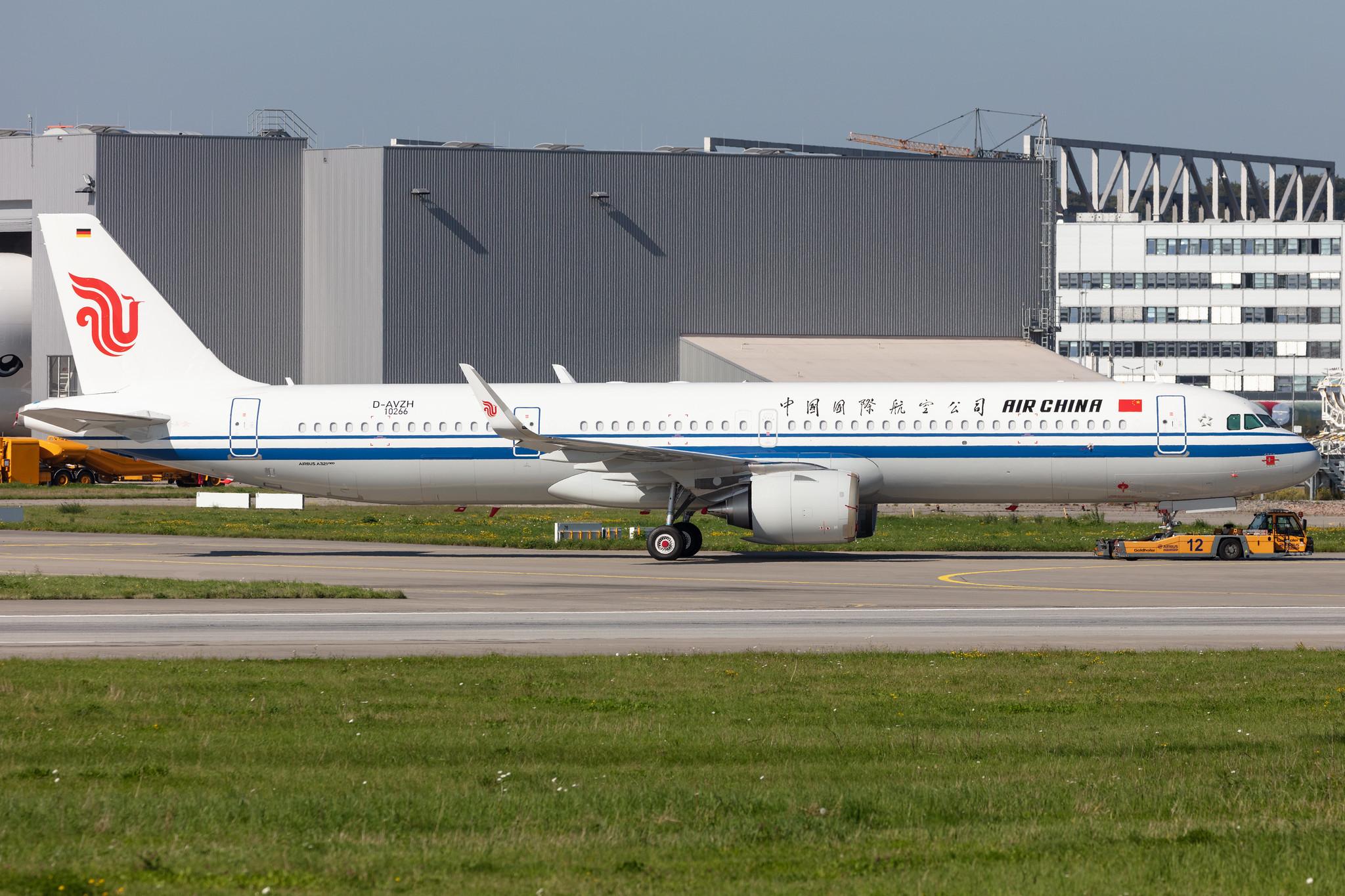 Hamburg Finkenwerder: Air China (CA / CCA) |  Airbus A321-251NX A21N | D-AVZH (B-326C) | MSN 10266
