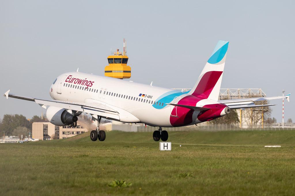 Hamburg Airport: Eurowings (EW / EWG) |  Airbus A320-214 A320 | D-ABHG | MSN 2867