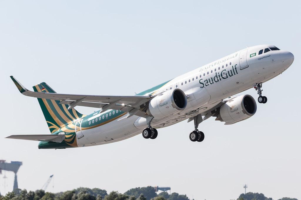 Hamburg Finkenwerder: SaudiGulf Airlines (6S / SGQ) |  Airbus A320-251N A20N | D-AUAM (VP-CGB) | MSN 9357
