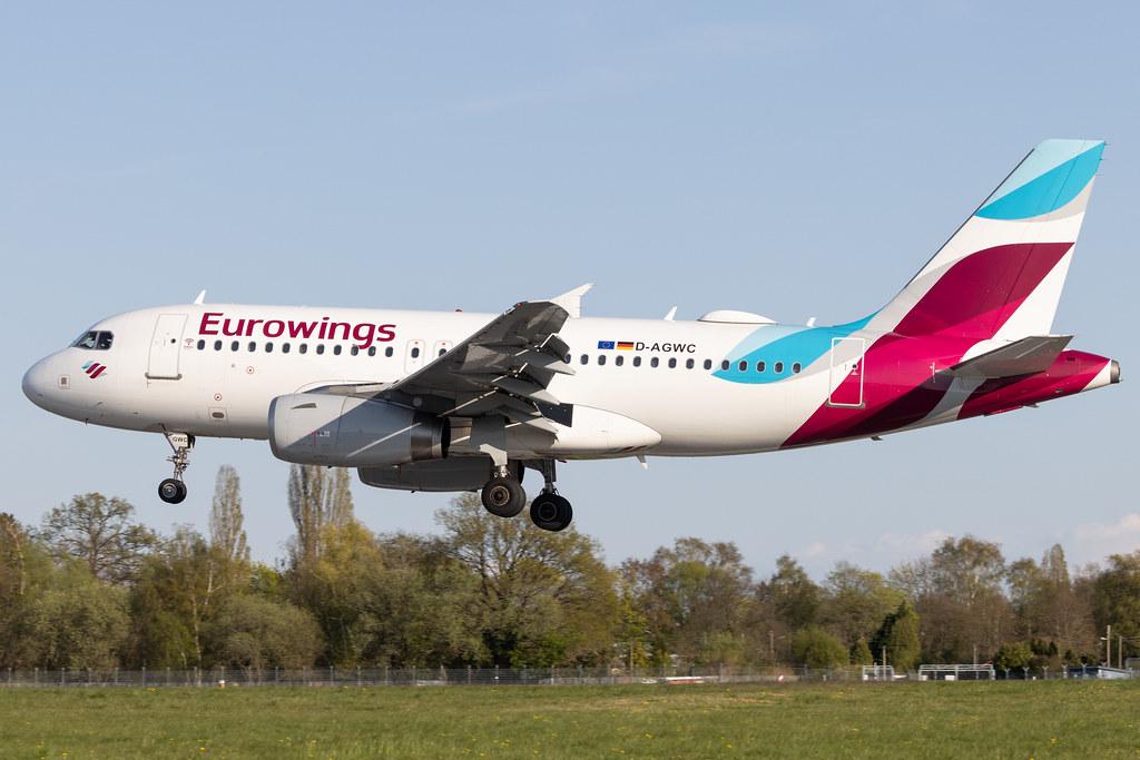 Hamburg Airport: Eurowings (EW / EWG) |  Airbus A319-132 A319 | D-AGWC | MSN 2976