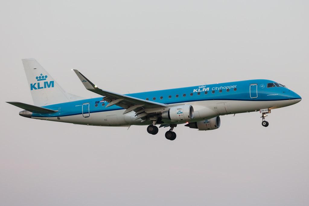 Amsterdam Schiphol: KLM (KL / KLM) | Operator: KLM Cityhopper |  Embraer E175STD E75L | PH-EXM | MSN 17000639