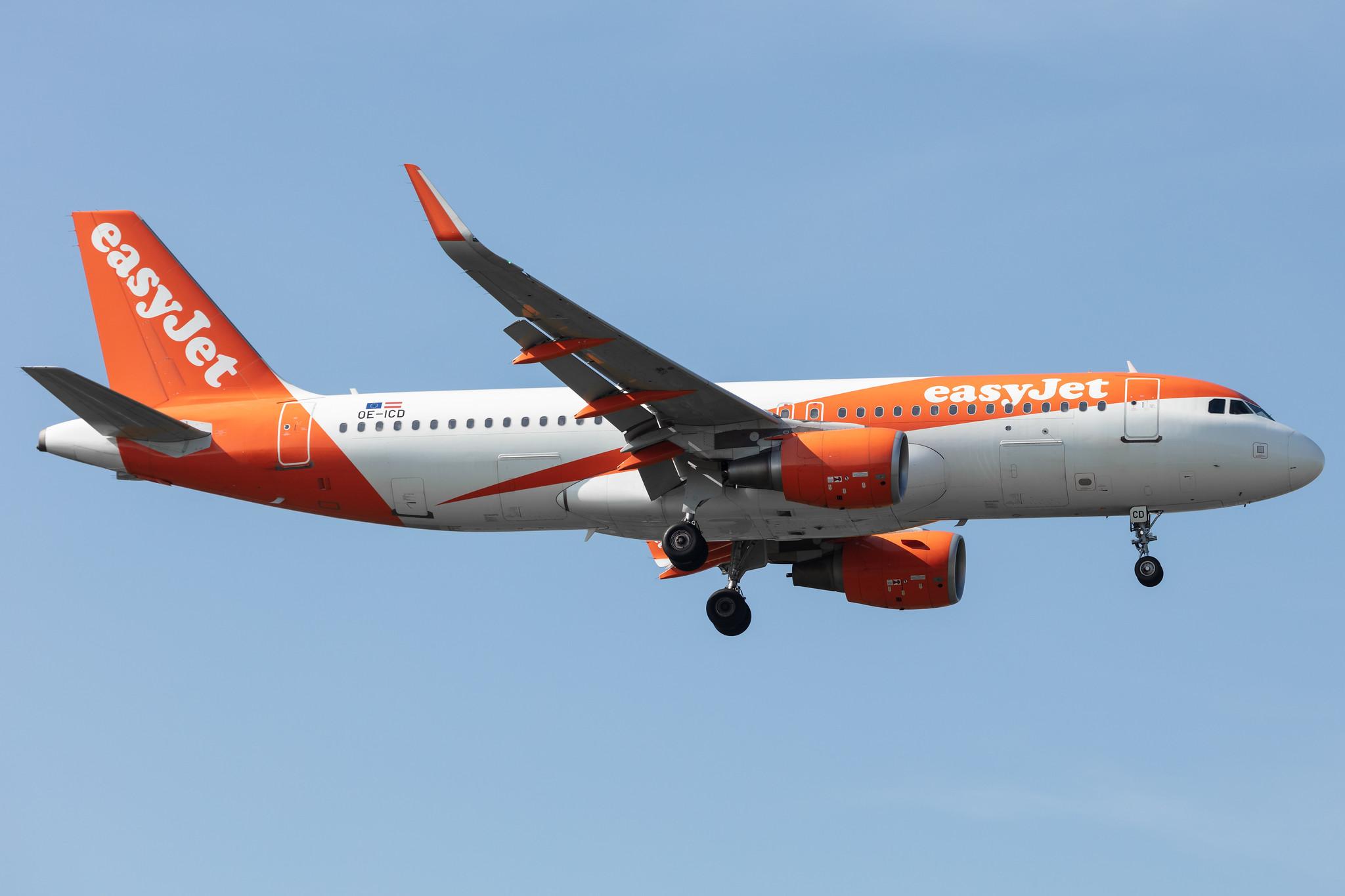 Amsterdam Schiphol: easyJet (U2 / EZY) | Operator: easyJet Europe |  Airbus A320-214 A320 | OE-ICD | MSN 7104