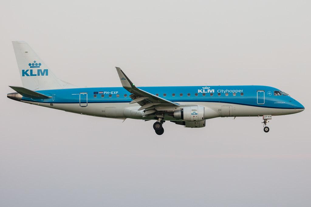 Amsterdam Schiphol: KLM (KL / KLM) | Operator: KLM Cityhopper |  Embraer E175STD E75L | PH-EXP | MSN 17000678