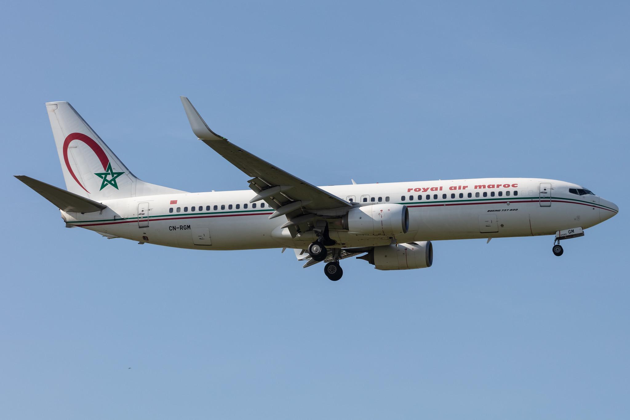 Amsterdam Schiphol: Royal Air Maroc (AT / RAM) |  Boeing 737-8B6 B738 | CN-RGM | MSN 33074