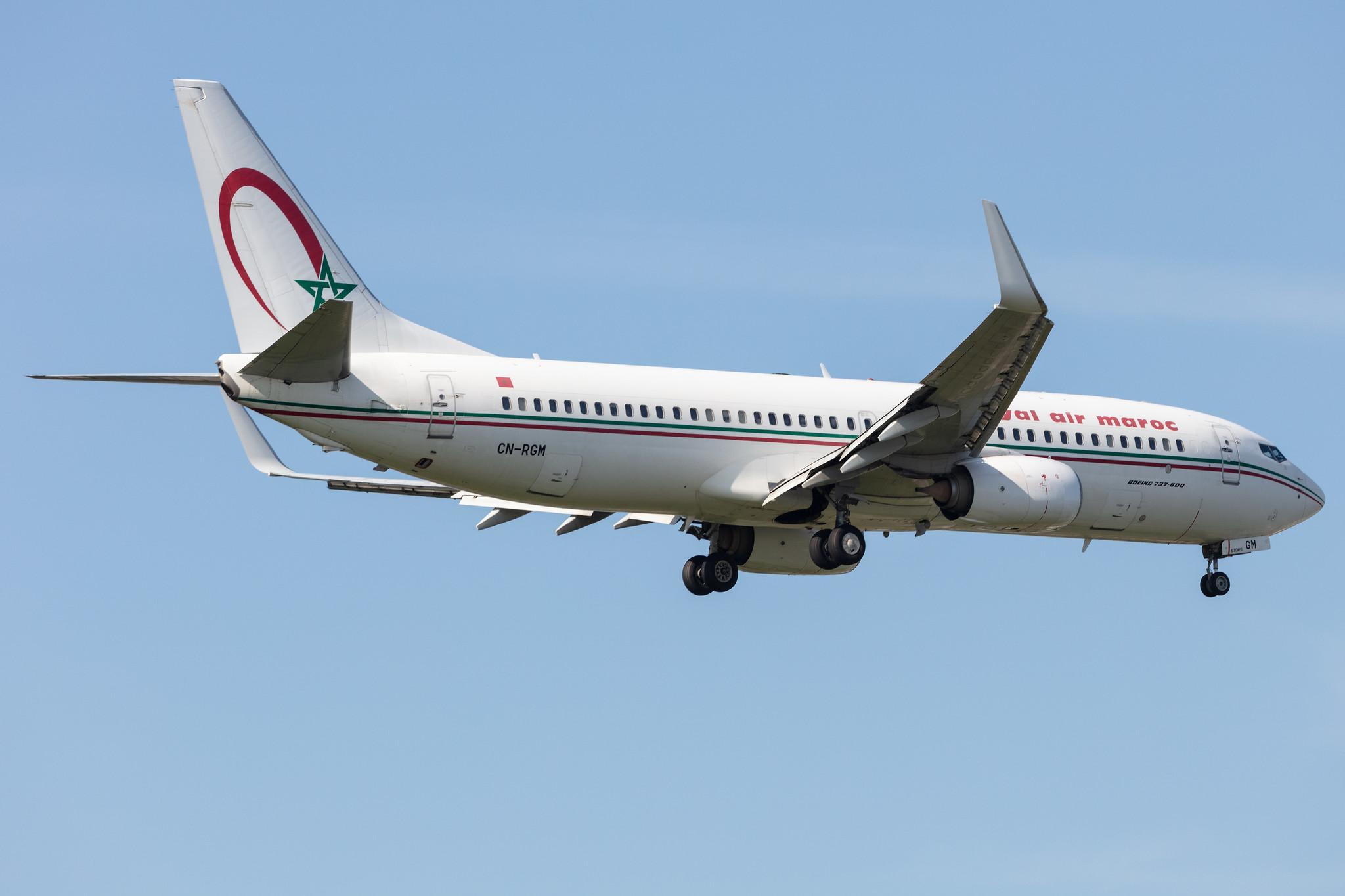 Amsterdam Schiphol: Royal Air Maroc (AT / RAM) |  Boeing 737-8B6 B738 | CN-RGM | MSN 33074