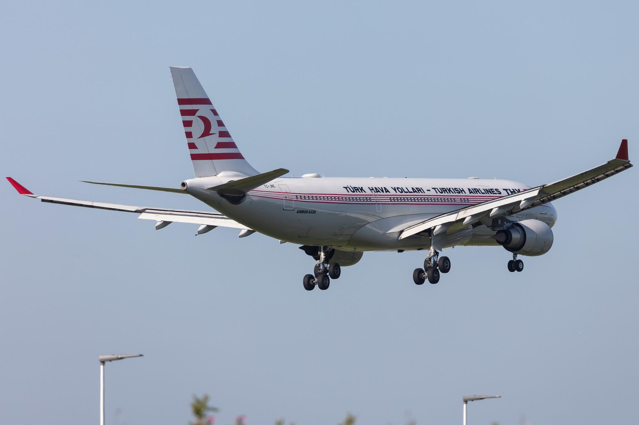 Amsterdam Schiphol: Turkish Airlines (TK / THY) |  Livery: Retro Livery |  Airbus A330-203 A332 | TC-JNC | MSN 0742