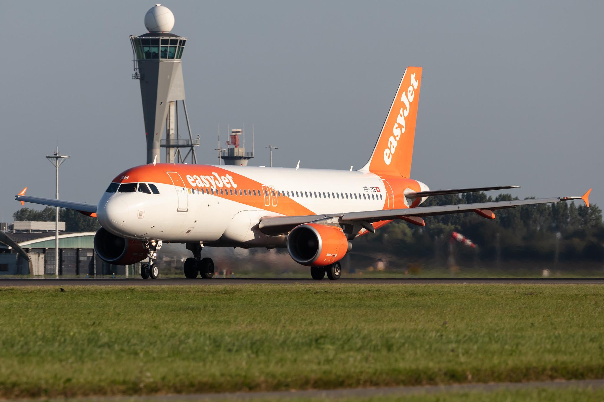 Amsterdam Schiphol: easyJet (U2 / EZY) | Operator: easyJet Switzerland |  Airbus A320-214 A320 | HB-JXB | MSN 5111