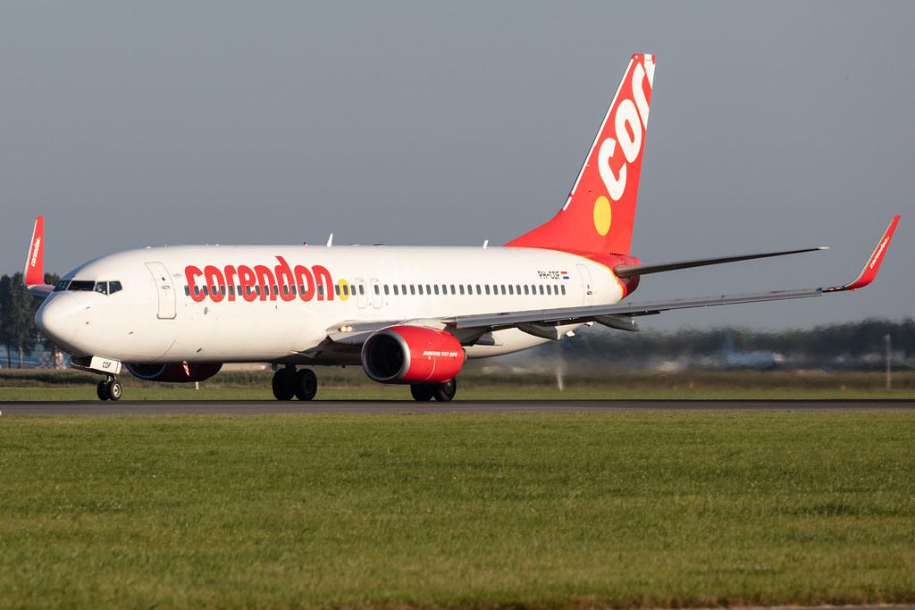 Amsterdam Schiphol: Corendon Airlines (XC / CAI) | Operator: Corendon Dutch Airlines |  Boeing 737-804 B738 | PH-CDF | MSN 28227