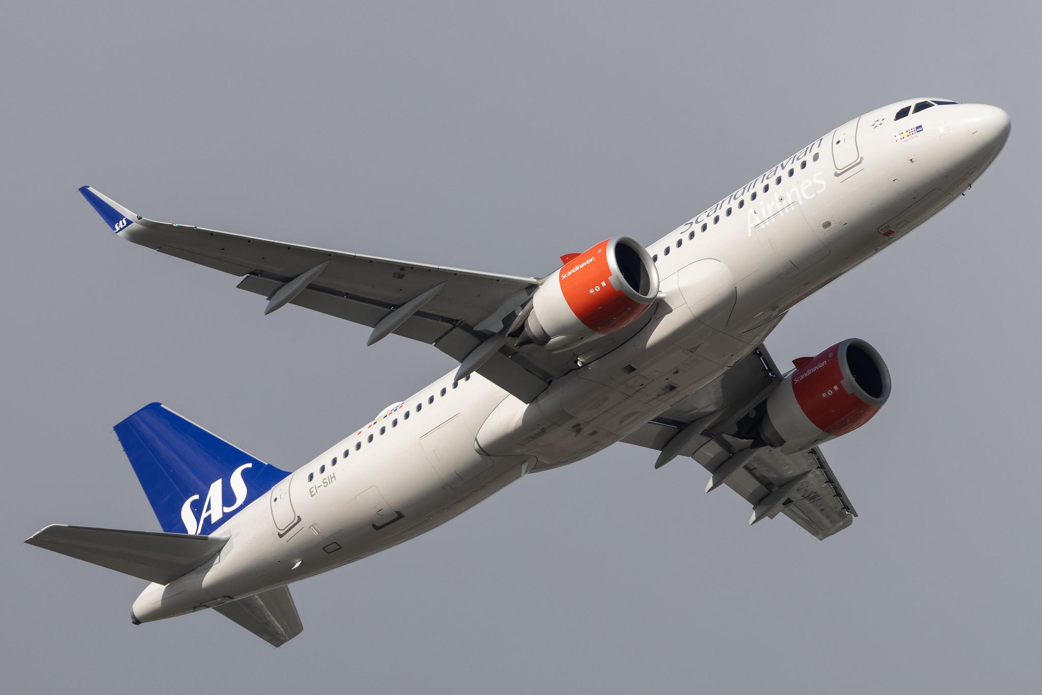 London Heathrow: SAS (SK / SAS) | Operator: SAS Ireland |  Airbus A320-251N A20N | EI-SIH | MSN 8551