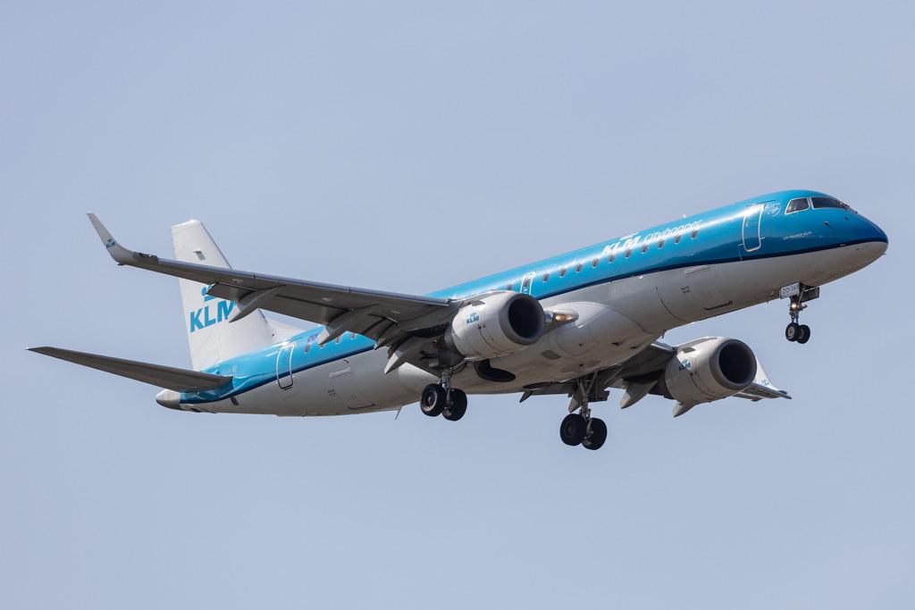 Amsterdam Schiphol: KLM (KL / KLM) | Operator: KLM Cityhopper |  Embraer E190STD E190 | PH-EZO | MSN 19000345