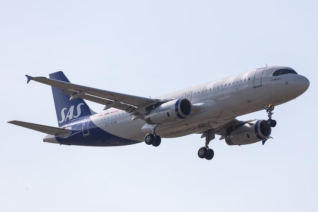 Amsterdam Schiphol: SAS (SK / SAS) |  Airbus A320-232 A320 | OY-KAM | MSN 2911