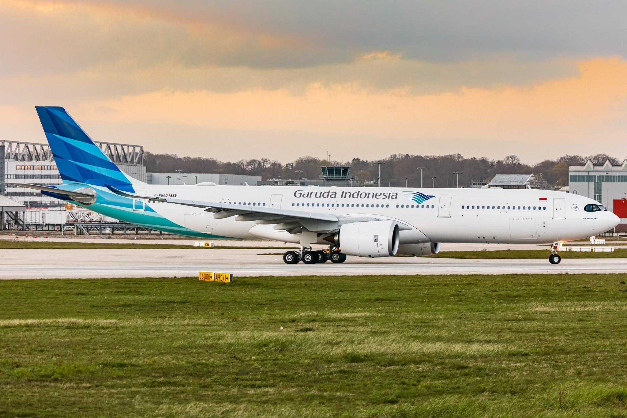 Hamburg Finkenwerder: Garuda Indonesia (GA / GIA) |  Airbus A330-941 A332 | F-WWCD (PK-GHI) | MSN 1959