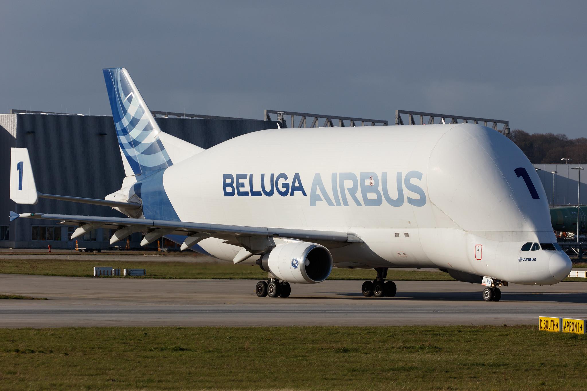 Hamburg Finkenwerder: Airbus Transport International (4Y / BGA) |  Airbus A300-608ST Beluga A3ST | F-GSTA | MSN 655