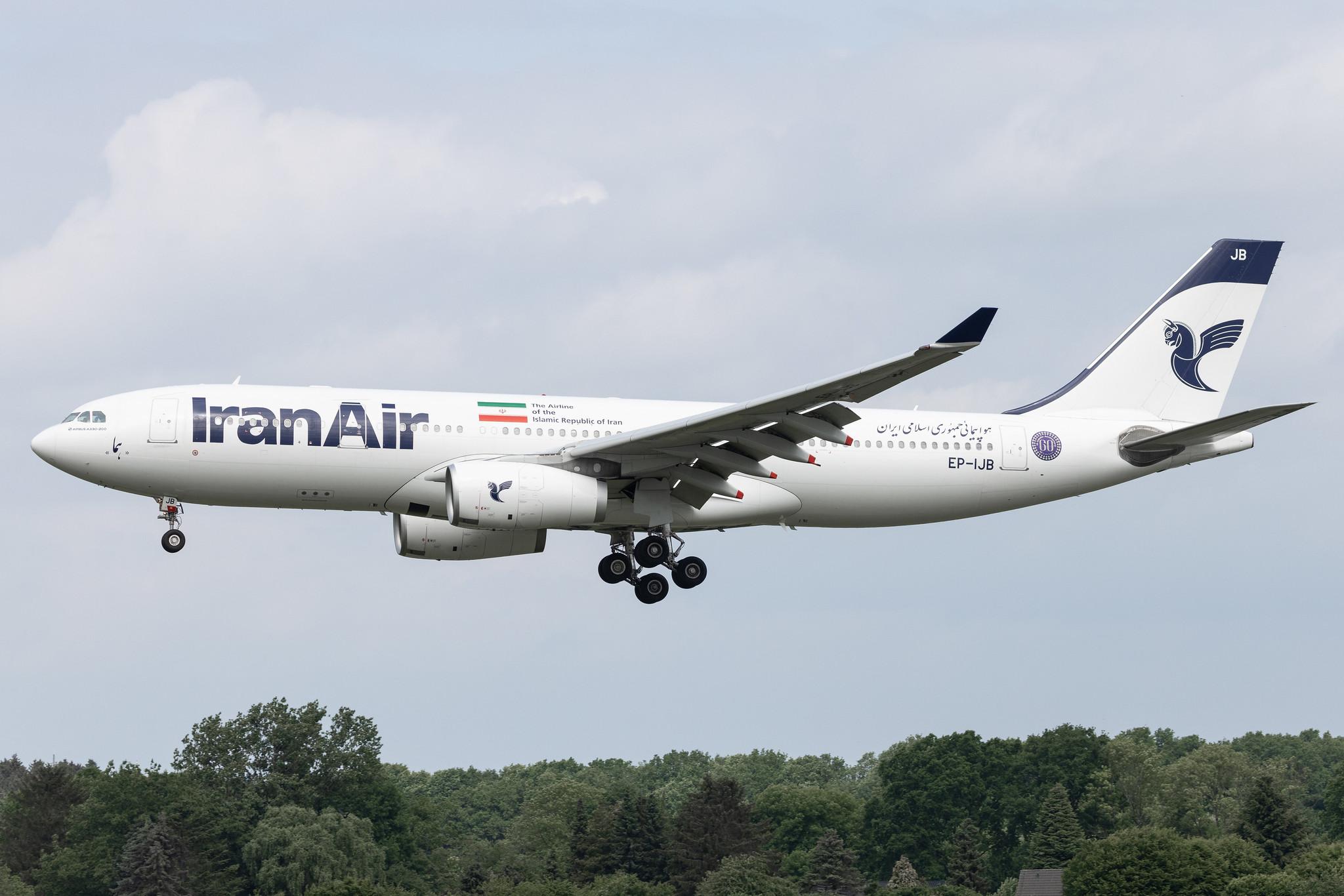 Hamburg Airport: Iran Air (IR / IRA) |  Airbus A330-243 A332 | EP-IJB | MSN 1586