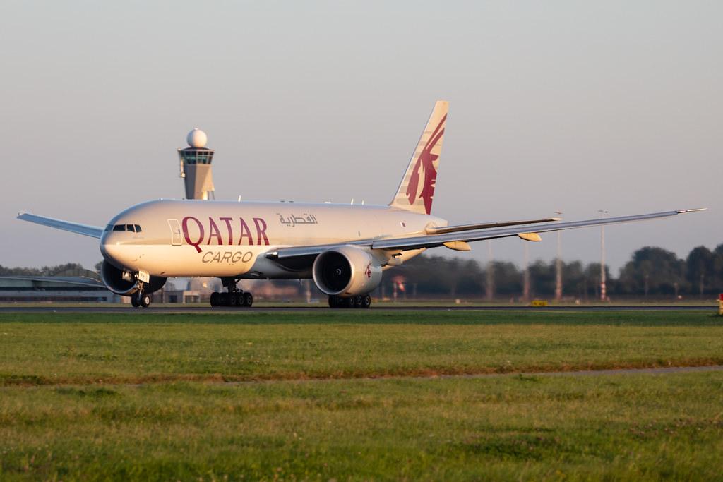 Amsterdam Schiphol: Qatar Cargo (QR / QTR) | Operator: Qatar Airways |  Boeing 777-FDZ B77L | A7-BFH | MSN 42298