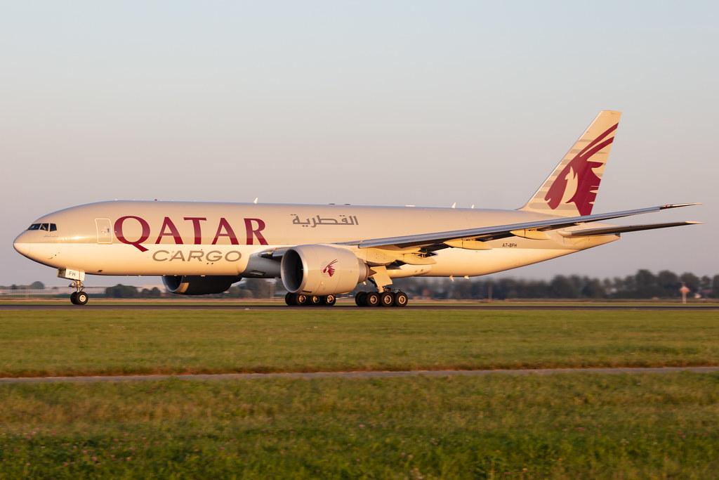 Amsterdam Schiphol: Qatar Cargo (QR / QTR) | Operator: Qatar Airways |  Boeing 777-FDZ B77L | A7-BFH | MSN 42298