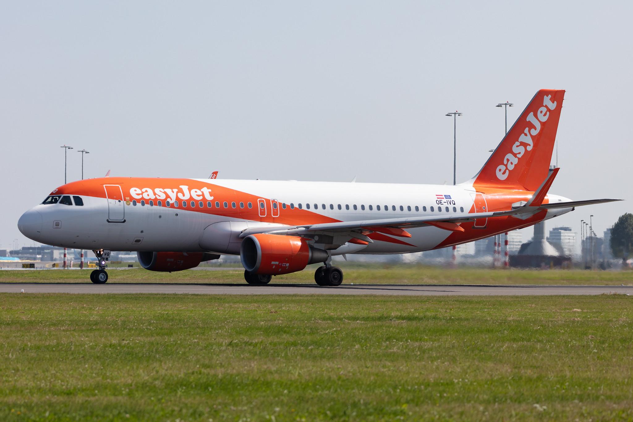 Amsterdam Schiphol: easyJet (U2 / EZY) | Operator: easyJet Europe |  Airbus A320-214 A320 | OE-IVQ | MSN 7228