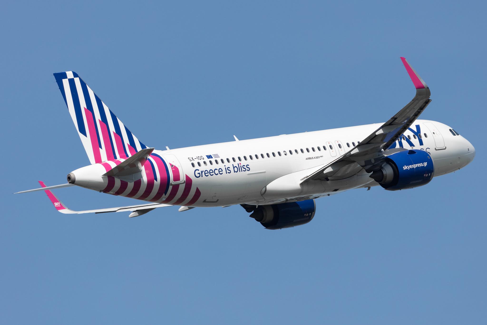 Amsterdam Schiphol: Sky Express (GQ / SEH) |  Airbus A320-251N A20N | SX-IOG | MSN 10083