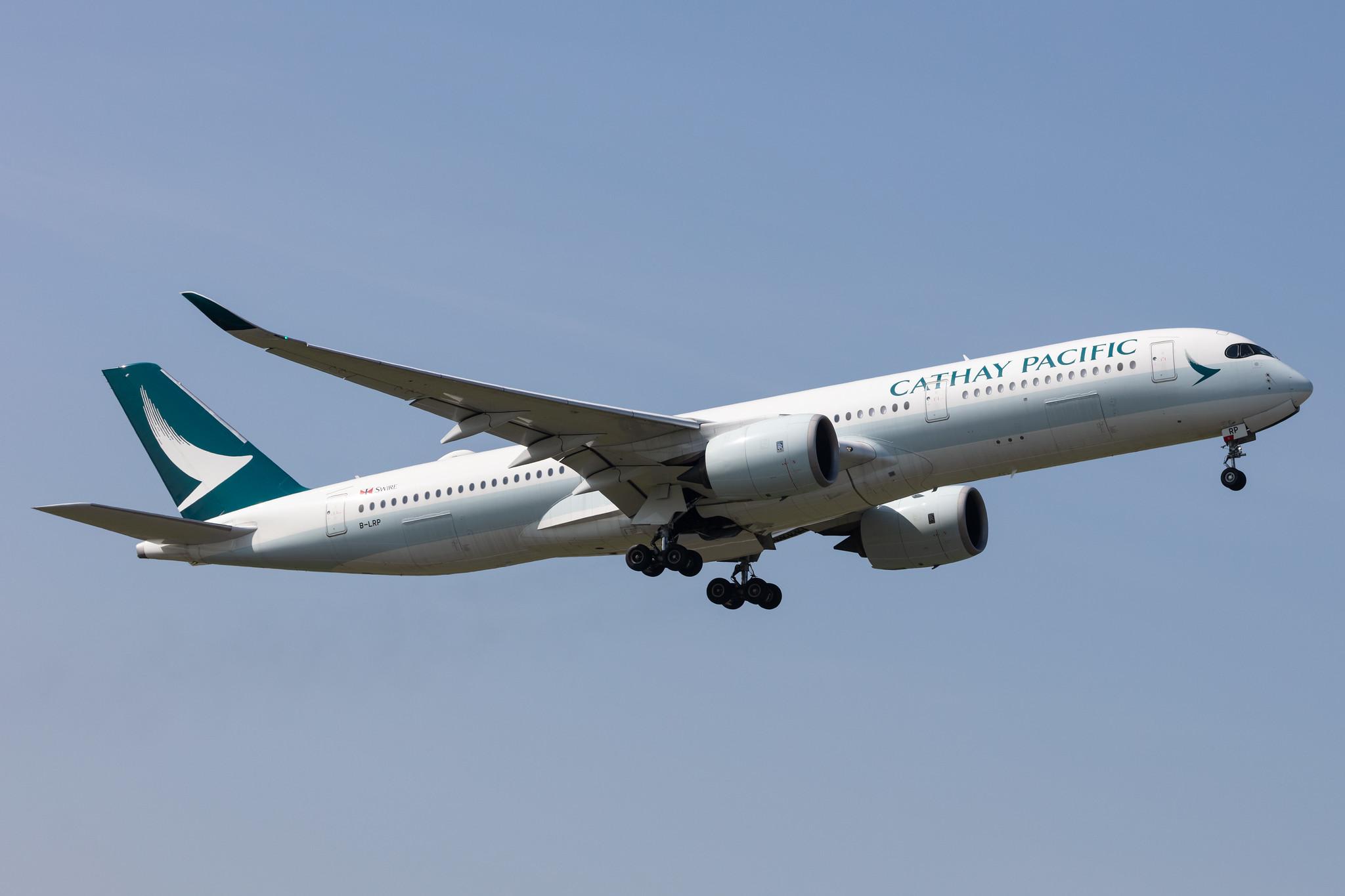 Amsterdam Schiphol: Cathay Pacific (CX / CPA) |  Airbus A350-941 A359 | B-LRP | MSN 101