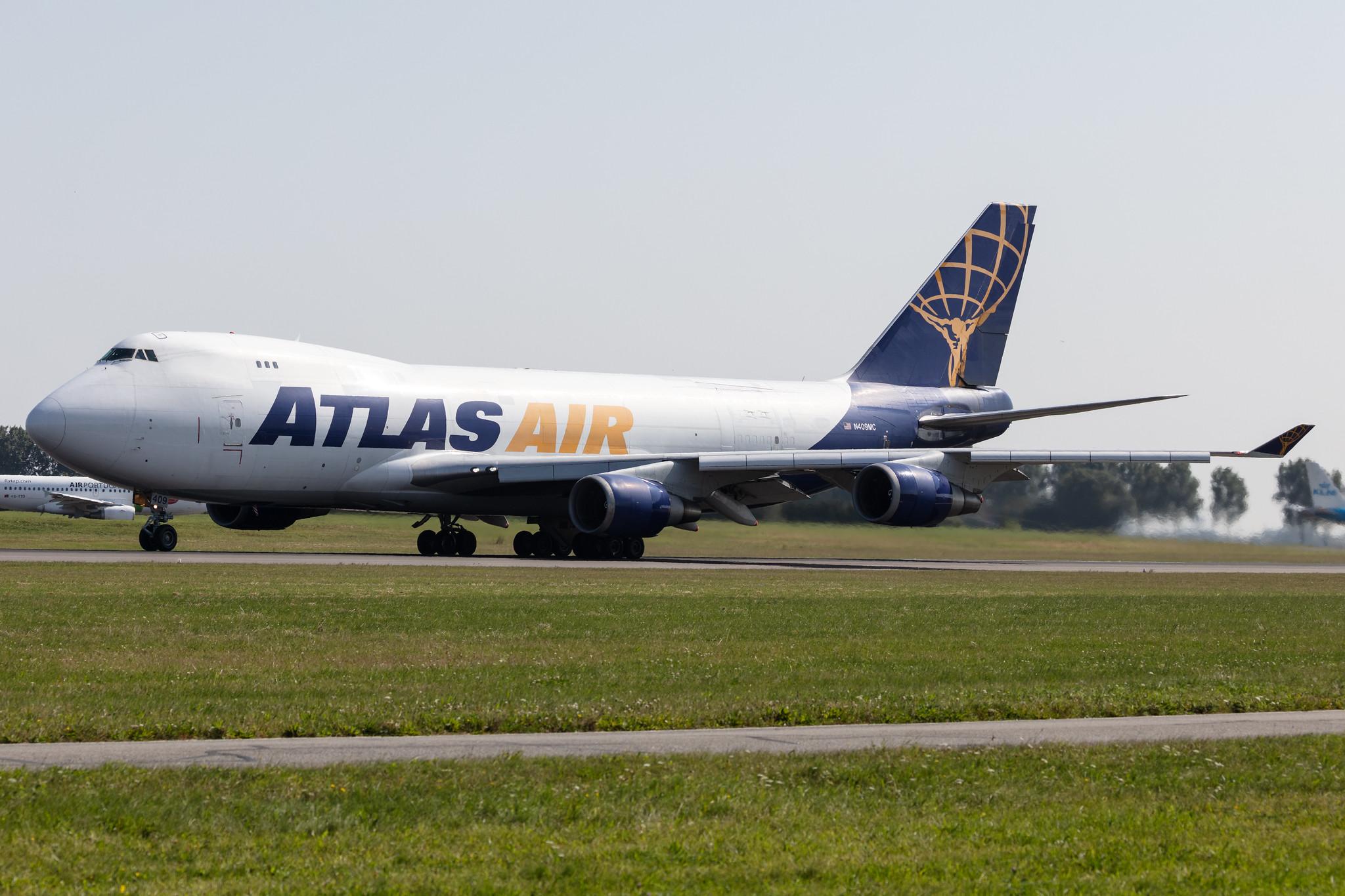 Amsterdam Schiphol: Atlas Air (5Y / GTI) |  Boeing 747-47U(F) B744 | N409MC | MSN 30558