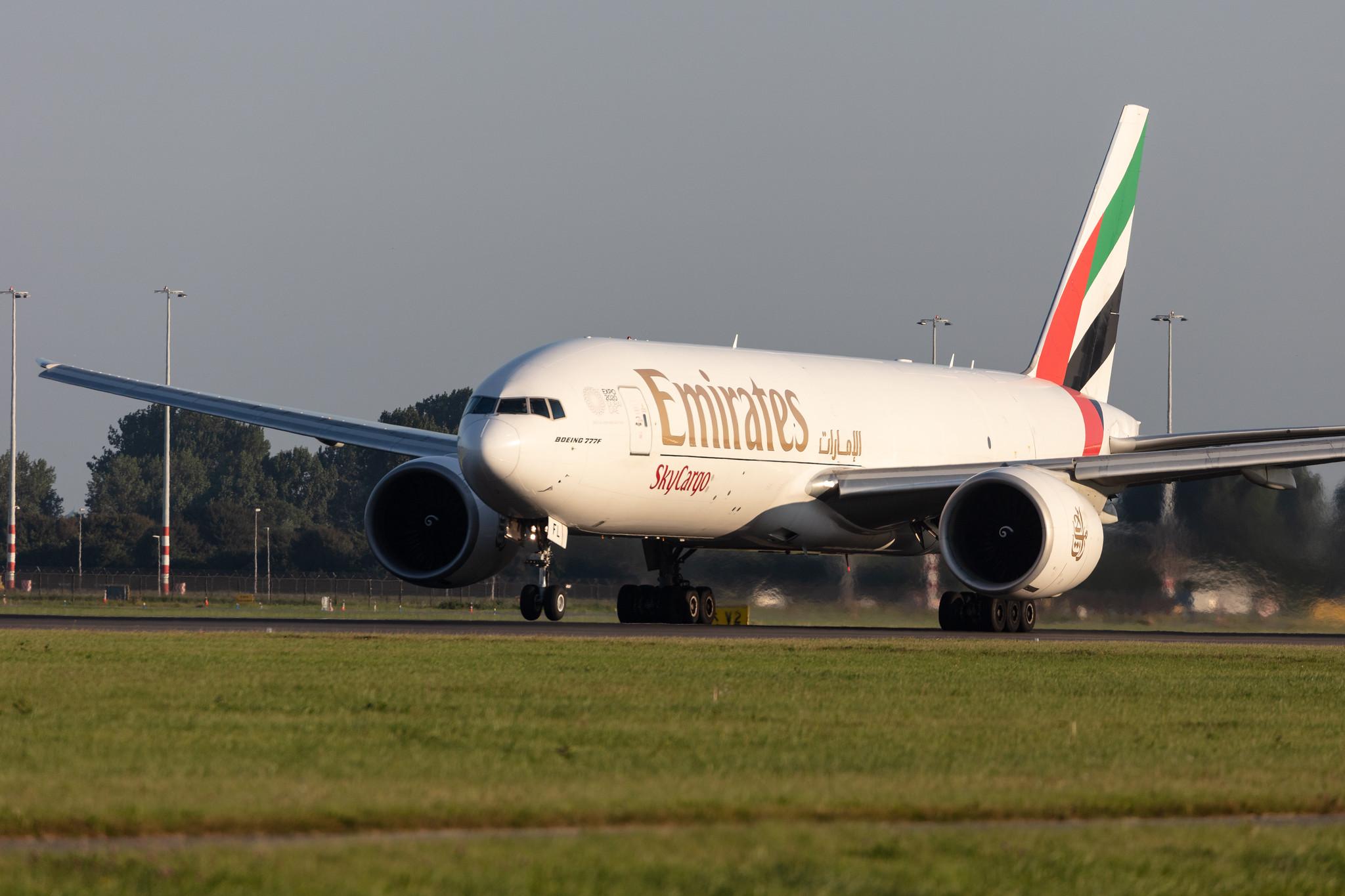 Amsterdam Schiphol: Emirates SkyCargo (EK / UAE) | Operator: Emirates |  Boeing 777-F1H B77L | A6-EFL | MSN 42230